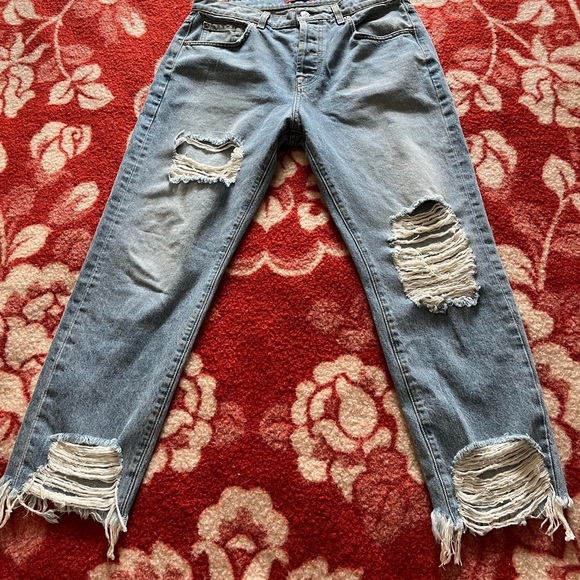 Seven For All Mankind Distressed Jeans - Picture 3 of 6
